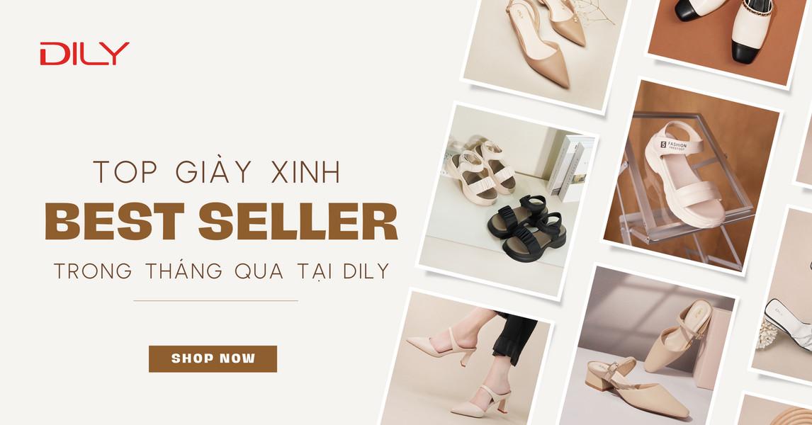 TOP 9 mẫu giày dép nữ bán chạy nhất tại DILY trong tháng qua