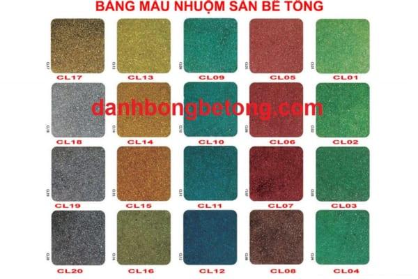 Nhuộm Màu Sàn Bê Tông