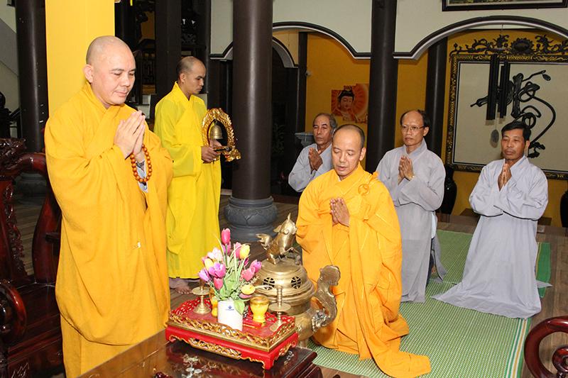 Thăng Bình: Thượng tọa Thích Đồng Thành thuyết giảng về đạo hiếu tại chùa Giác Nguyên