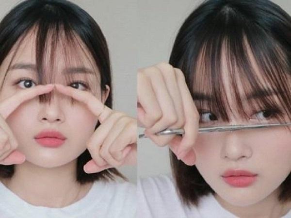 Tóc mái bị cong sang một bên và cách xử lý hiệu quả